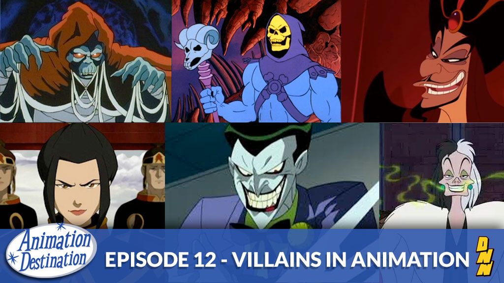12. Villains in Animation